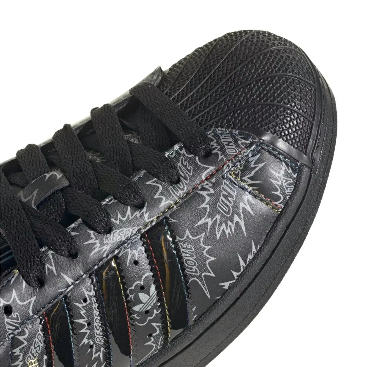 Adidas shoes - adidas Superstar - Superstar - Black, Manufacturer: Core Black / Supplier Colour / Lucid Aquamarine 7