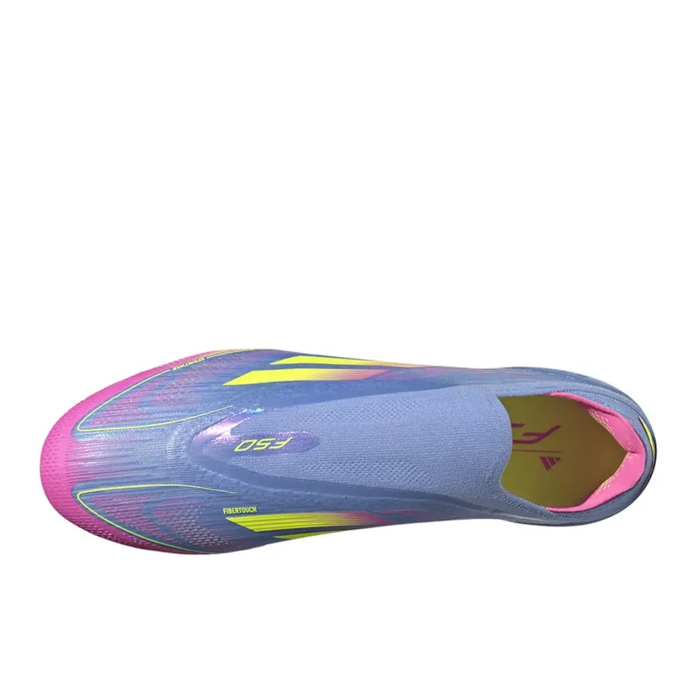 Adidas shoes - adidas F50 Elite Laceless Artificial Grass Soccer Cleats - JI2840 - Blue 2