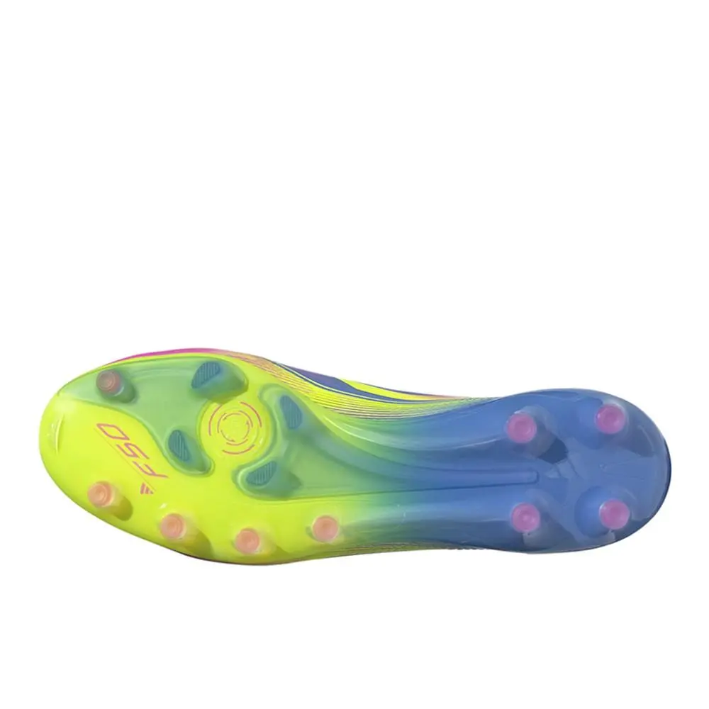 Adidas shoes - adidas F50 Elite Laceless Artificial Grass Soccer Cleats - JI2840 - Blue 3