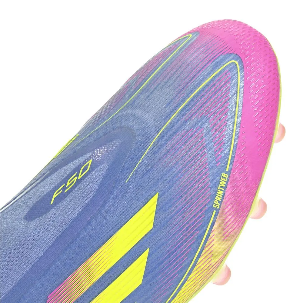 Adidas shoes - adidas F50 Elite Laceless Artificial Grass Soccer Cleats - JI2840 - Blue 4