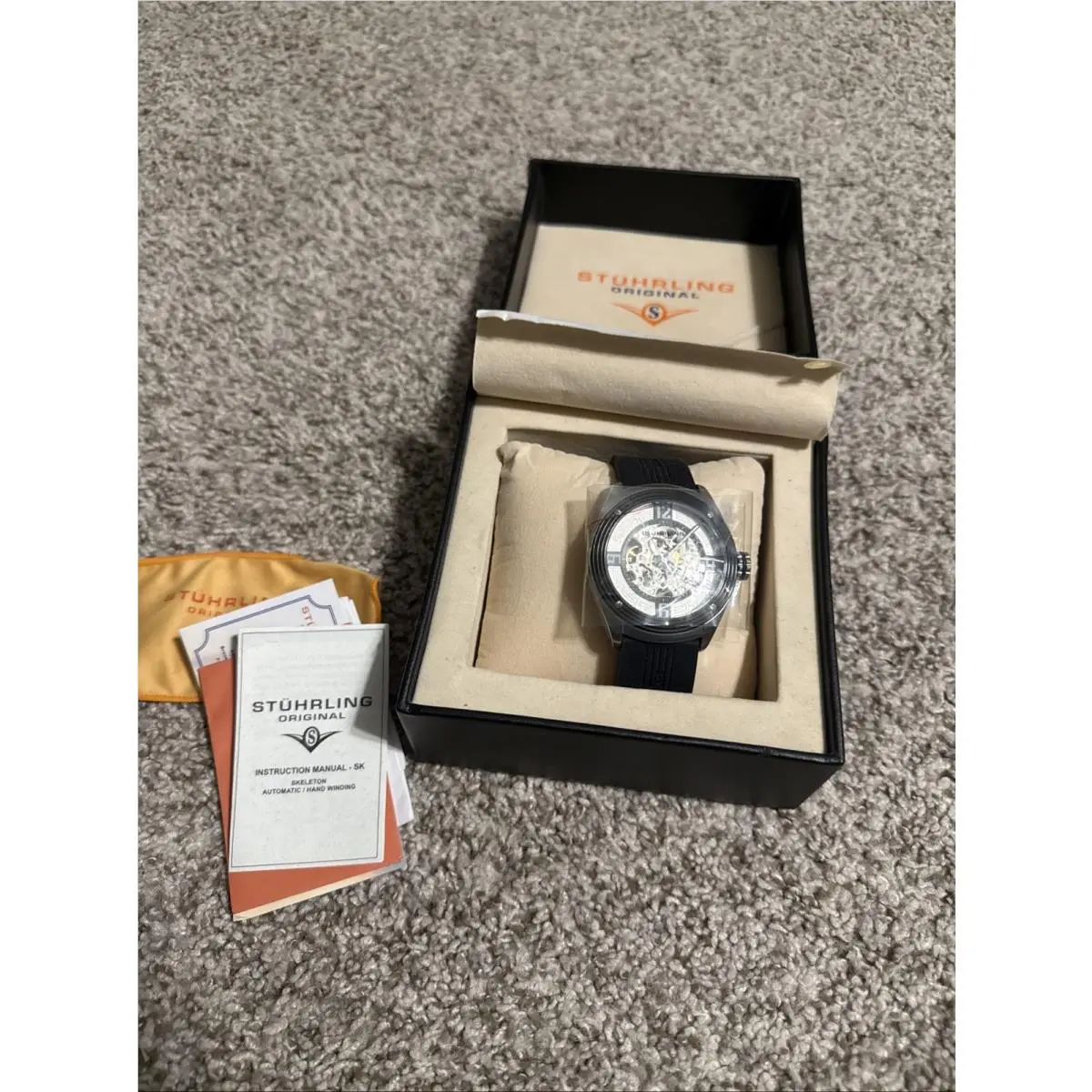 Stuhrling Skeleton Men’s Watch