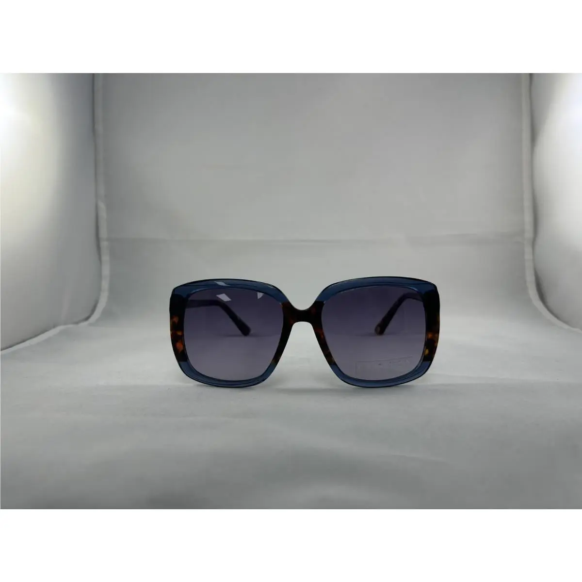 Anne Klein AK7066 Sunglasses 424 Blue Tortoise Square 55 18-135 cc