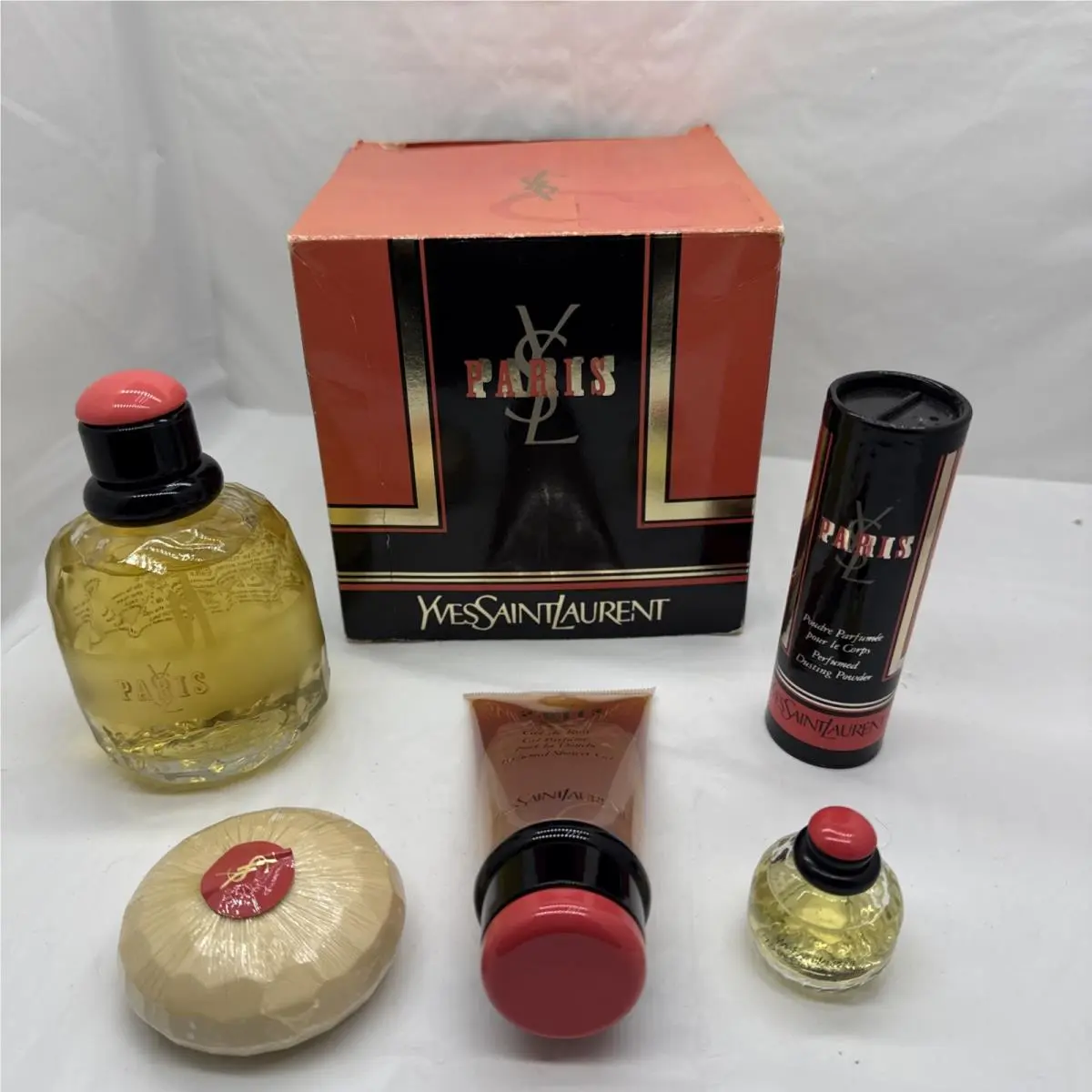 Paris By Ysl Perfume Women 4.2 Edt + Soap + Mini 0.26oz + Powder + Shower Gel by Yves Saint Laurent