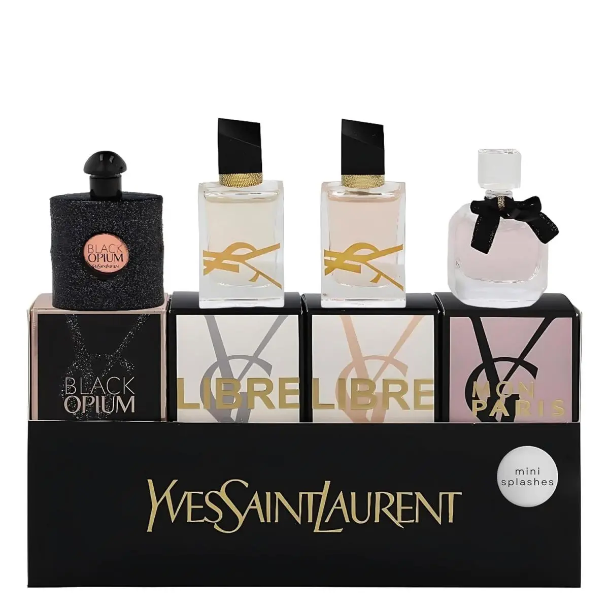 Yves Saint Laurent Ysl Women`s 4-Piece Mini Travel Perfume Fragrance Gift Set