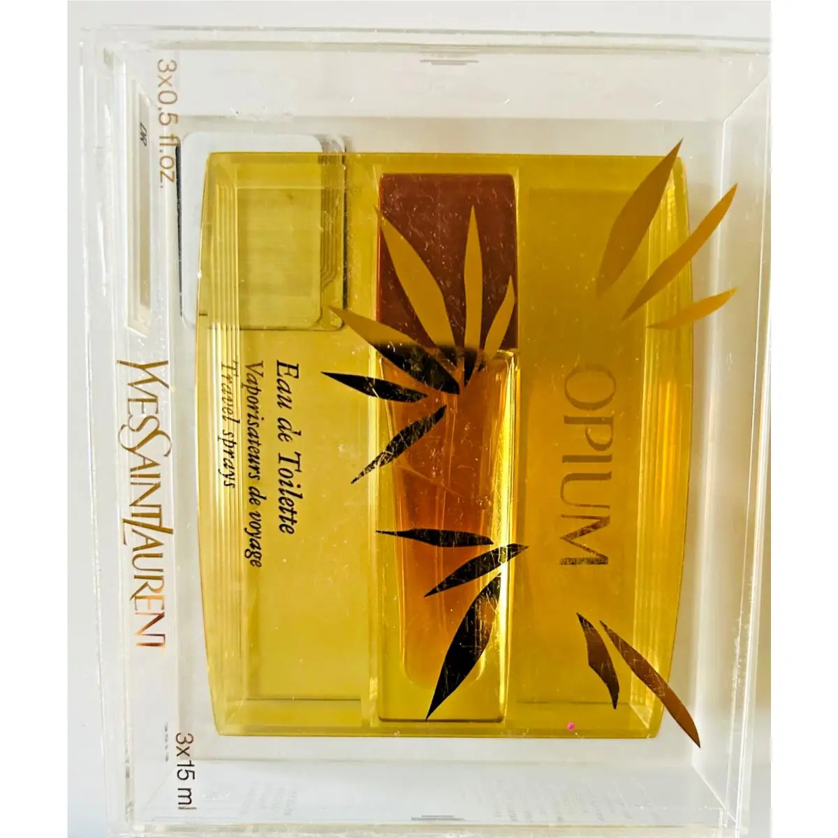 Vintage Ysl Opium Edt Spray 0.5 FL oz 15 ml Fomula by Yves Saint Laurent
