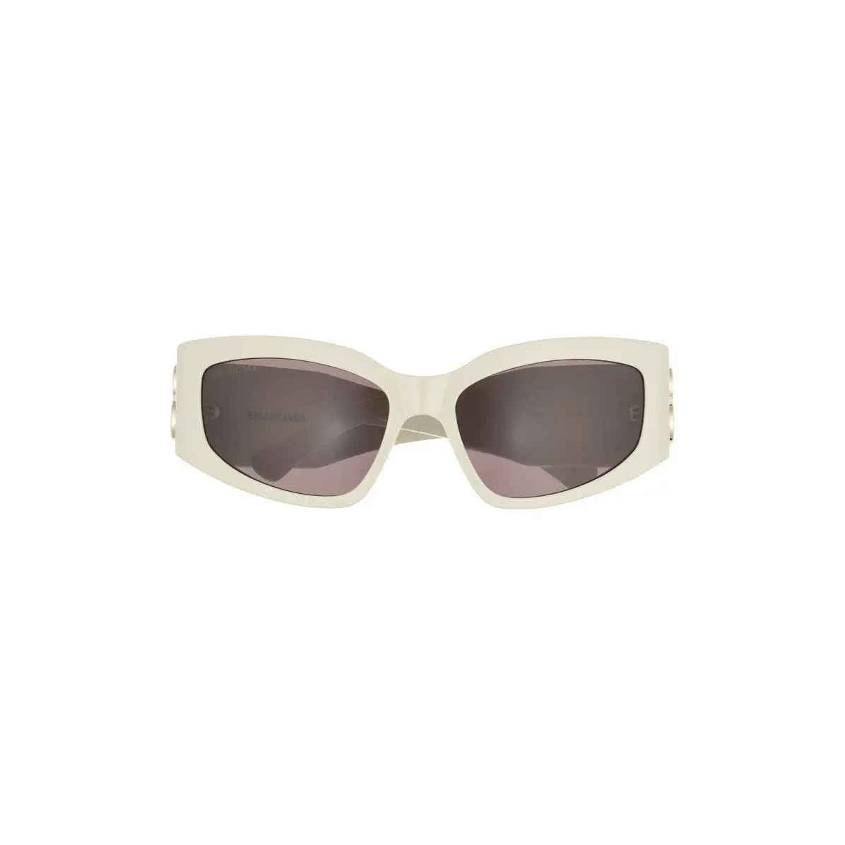 Balenciaga Women 57mm Rectangular Sunglasses Ivory Ivory Grey