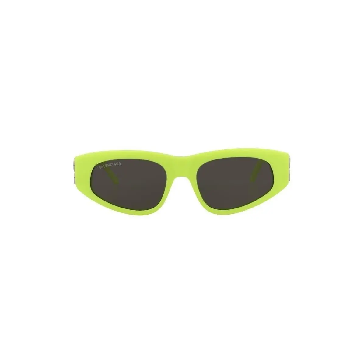 Balenciaga Women 53mm Rectangle Sunglasses Yellow Silver Grey