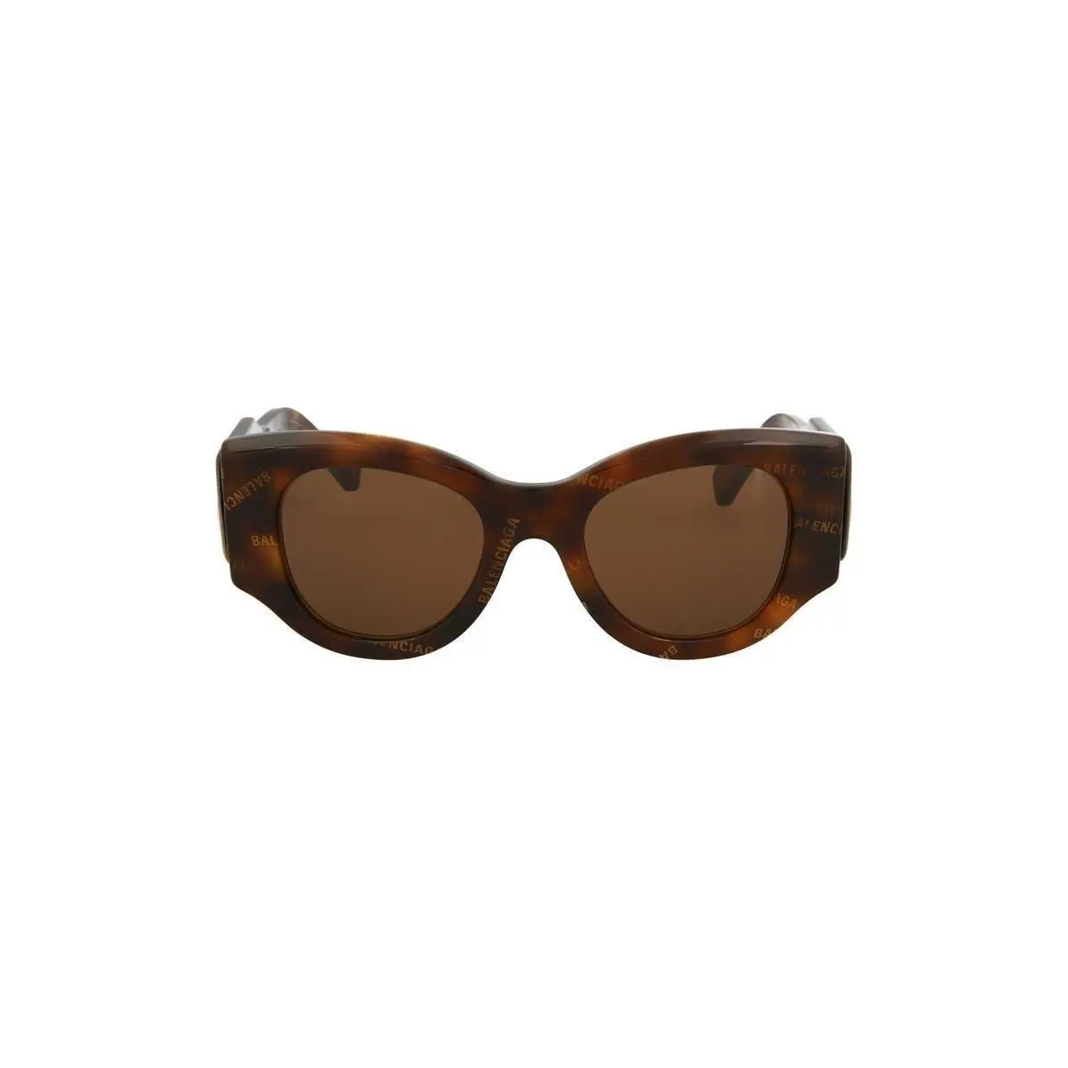 Balenciaga Women 50mm Oval Sunglasses Havana Havana Brown