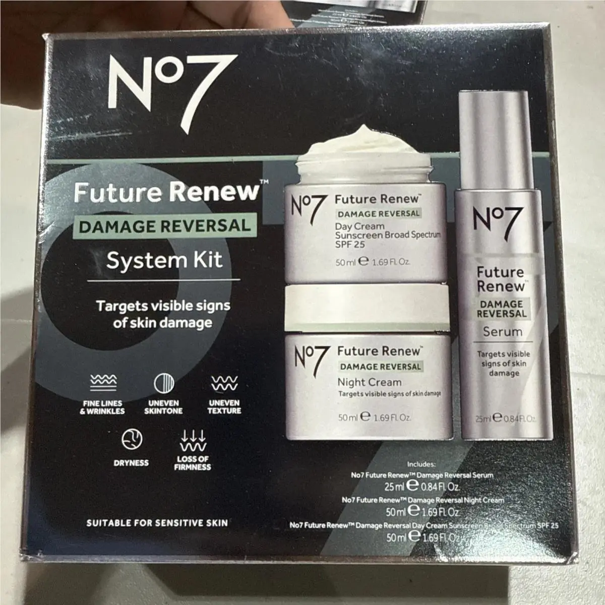 7  Future Re Damage Reversal System Kit 3 Pieces + by No7