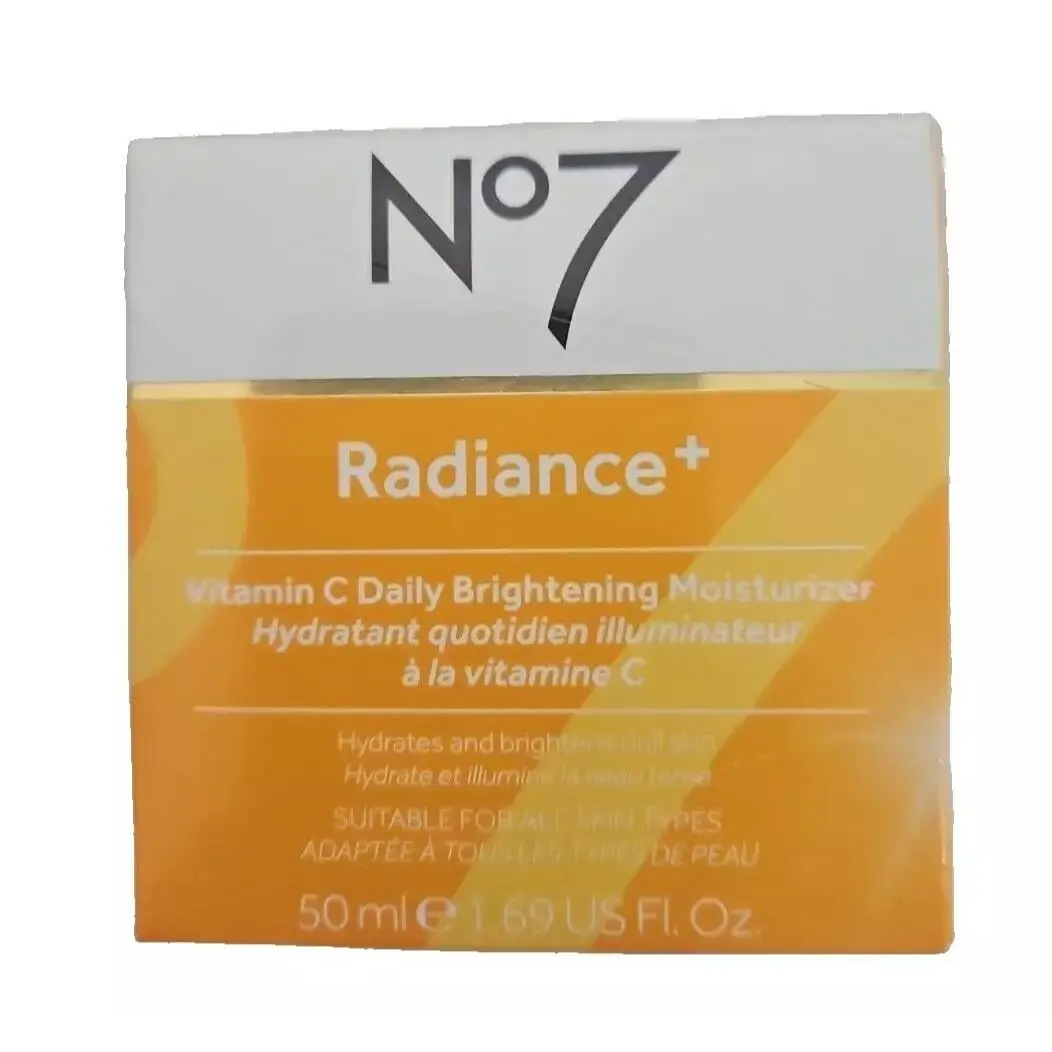 No7 Radiance+ Vitamin C Daily Brightening Moisturizer 1.69 FL OZ