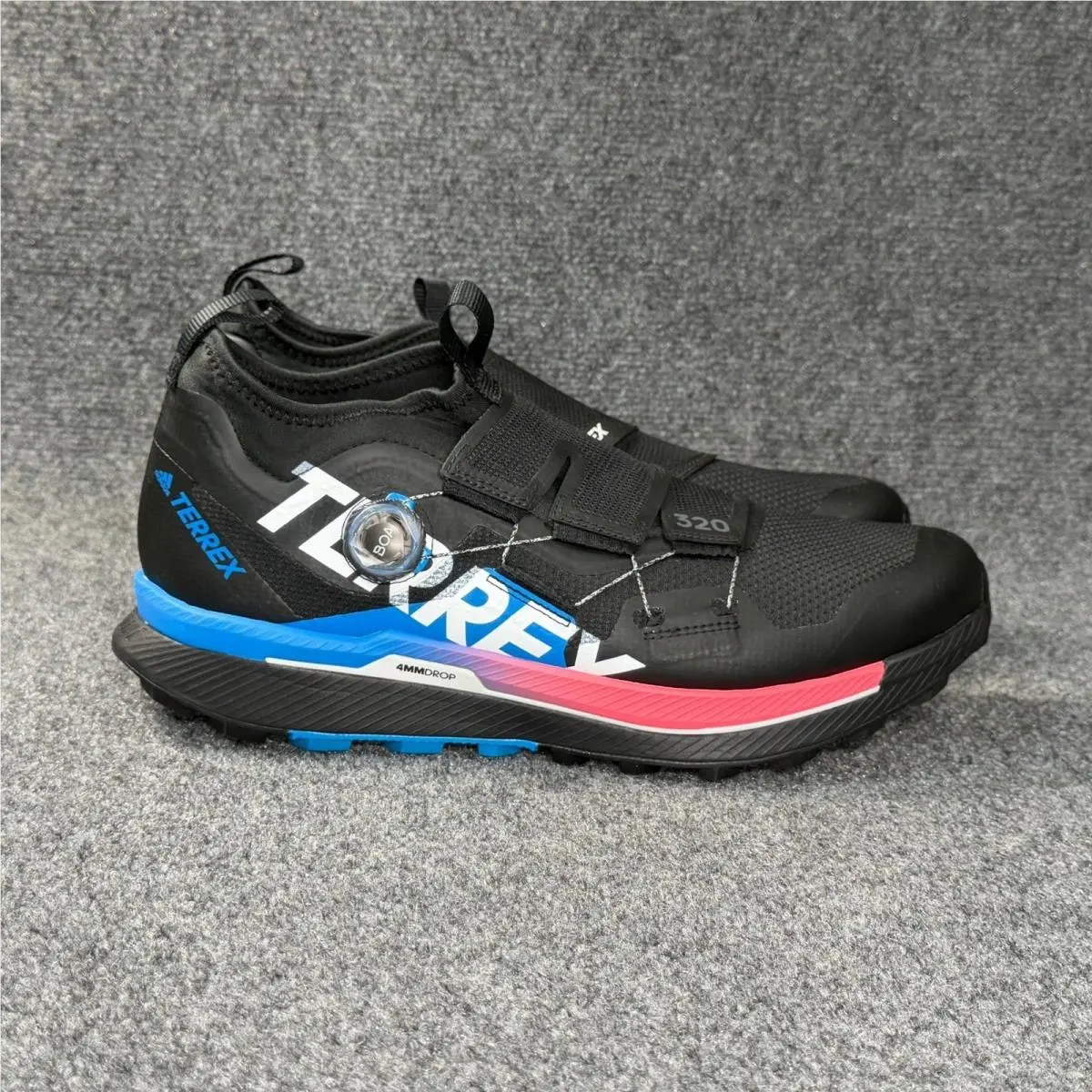 Adidas Terrex Agravic Pro Trail Running Shoes Men`s 13 Black Turbo Athletic Boa