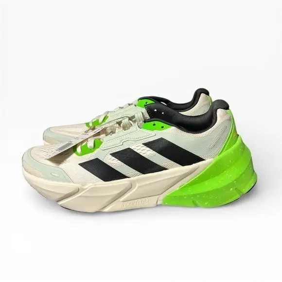 W/box Adidas Adistar 1 White Black Green Running Shoe Sneaker Men Size 10