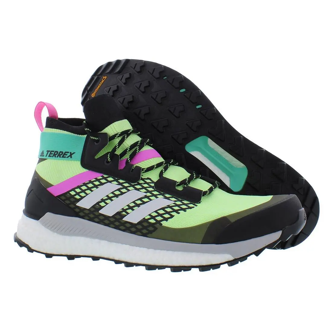 Adidas Terrex Free Hiker Primeblue Mens Shoes Size 13 Color: Hi-res - Hi-Res Yellow/Crystal White/Core Black, Main: Yellow