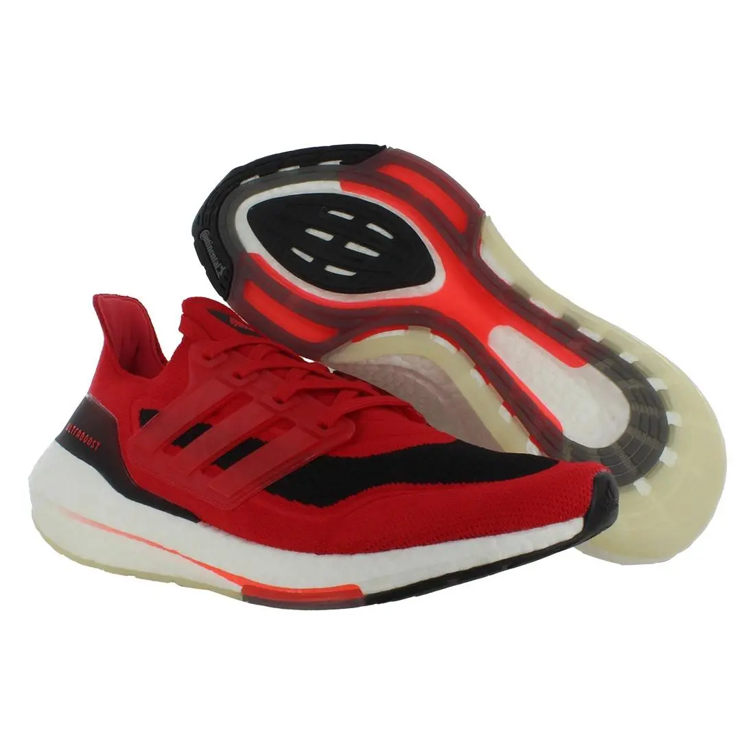 Adidas Ultraboost 21 Mens Shoes Size 9.5 Color: Vivid Red/solar Red/black