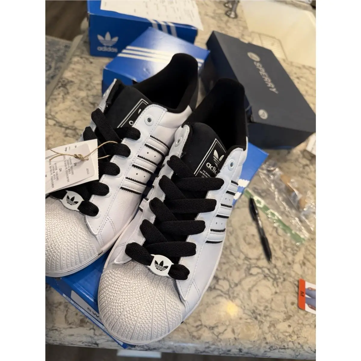Adidas Superstar II White 12 1/2 Men Sneakers