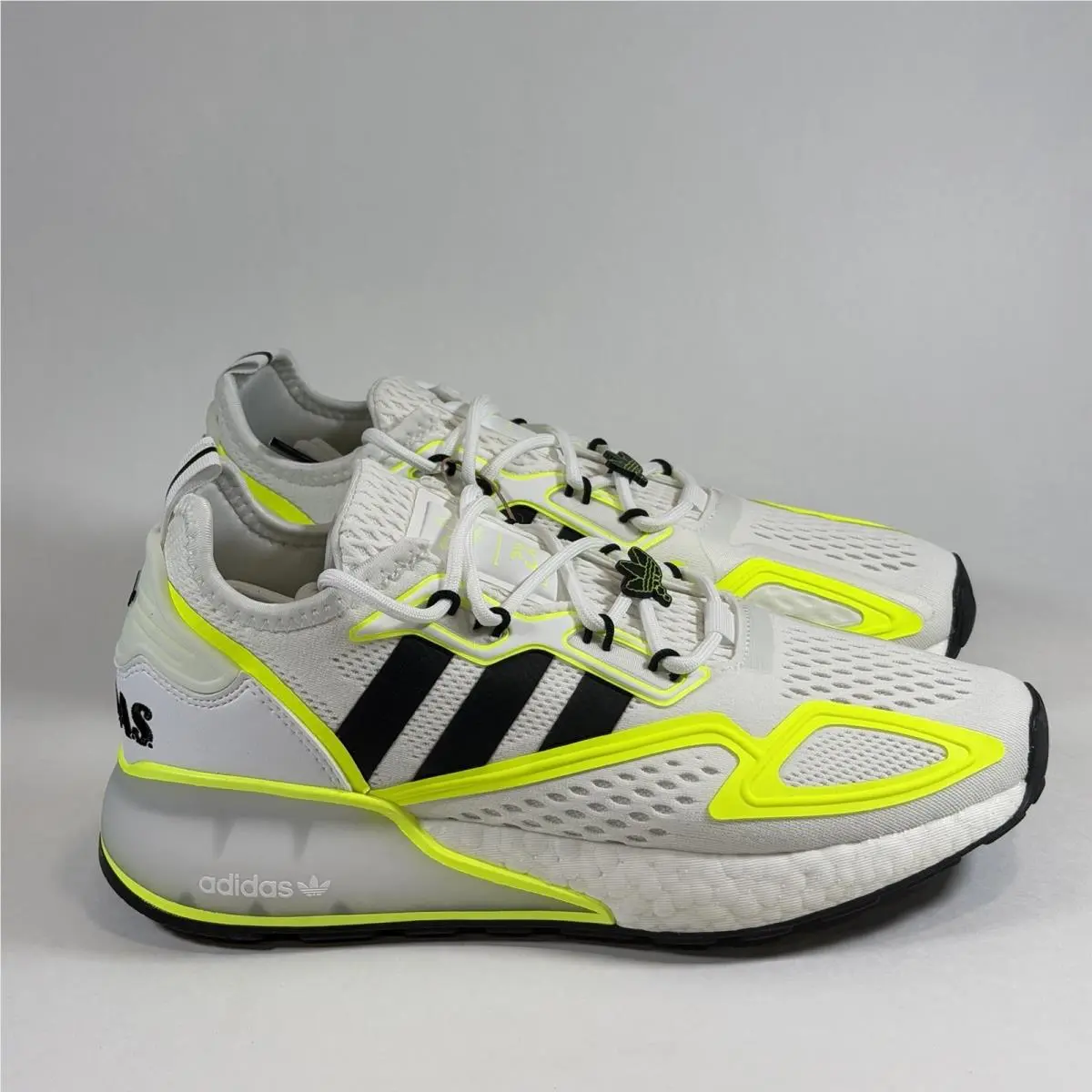Adidas shoes - Adidas ZX 2K Boost J - GY5062 - White & Solar Yellow & Black 1