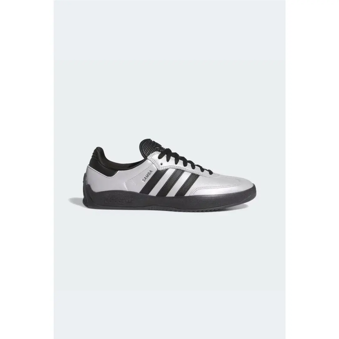 Adidas Puig Samba Silver Metallic Core Black HQ4747 Men`s Size 11