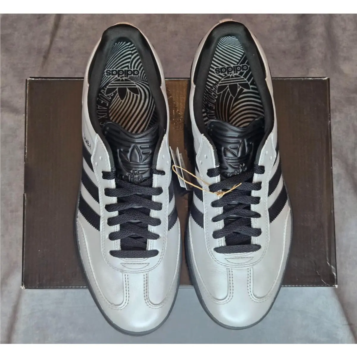 Adidas shoes - adidas Puig Samba - Puig Samba - HQ4747 - Silver 5