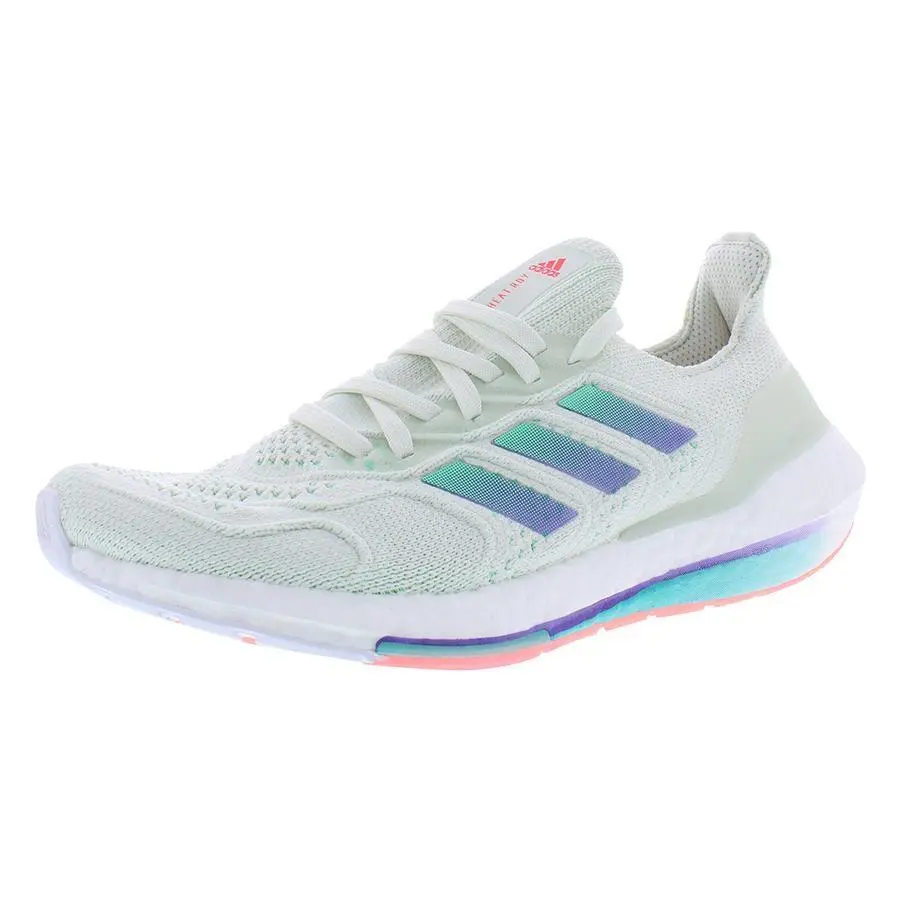 Adidas shoes - White Tint/Pulse Mint/Purple Rush, Main: White (UPC: 195734436802) 3