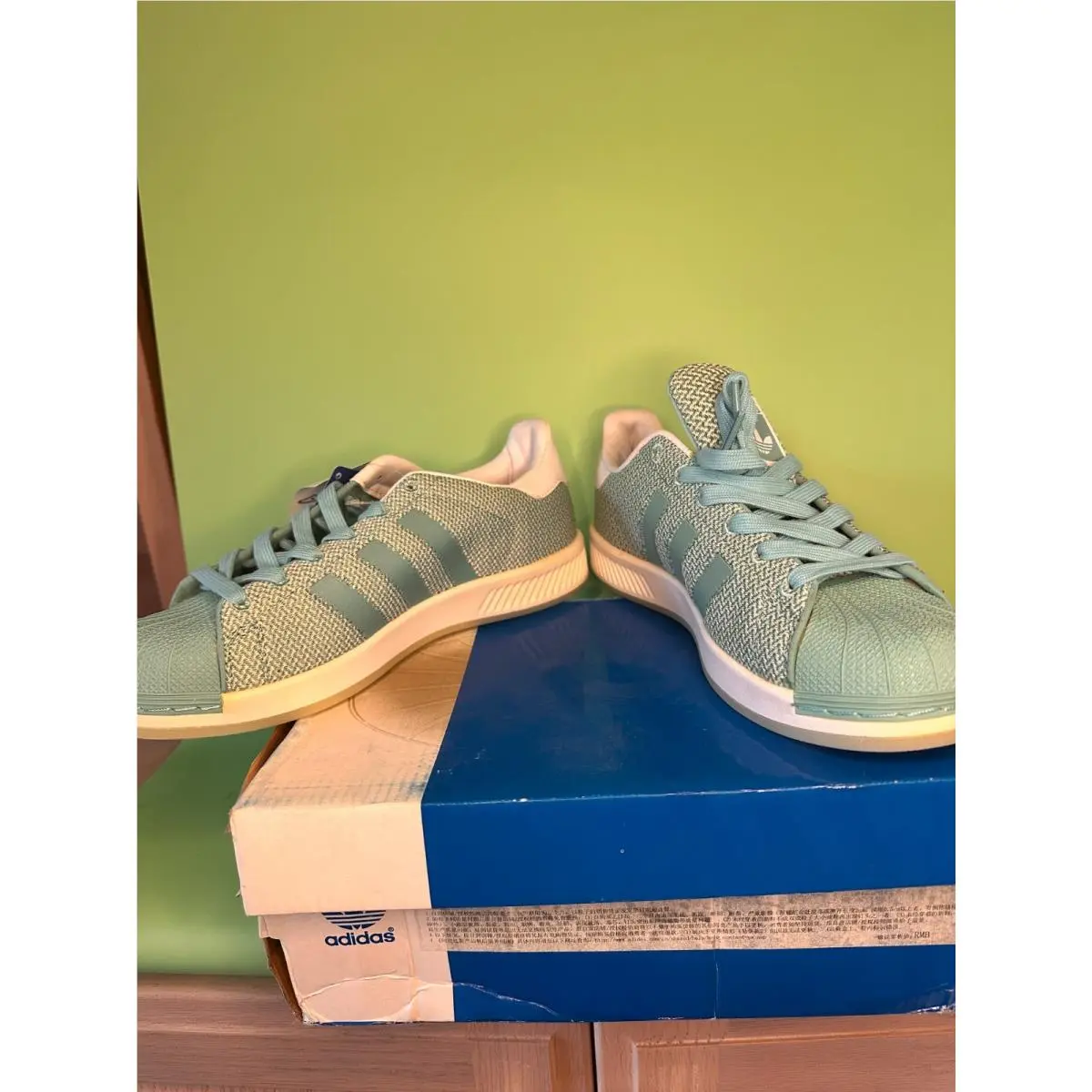 Adidas shoes - adidas Superstar - Superstar - mint green 1