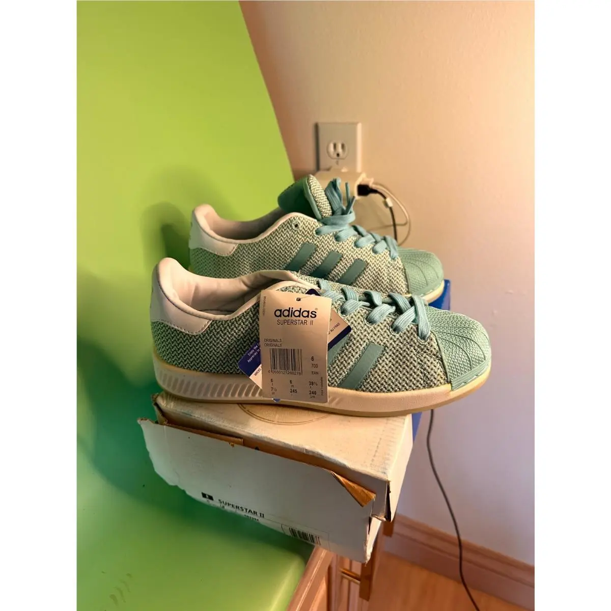 Adidas shoes - adidas Superstar - Superstar - mint green 2