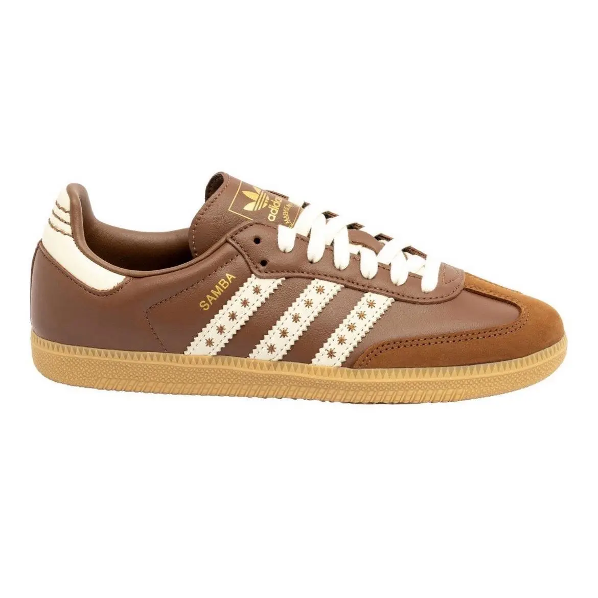 Adidas shoes - adidas Samba - Samba - JR8821 - White, Brown, Gum, Manufacturer: Cloud White/Preloved Brown/Cream White 0