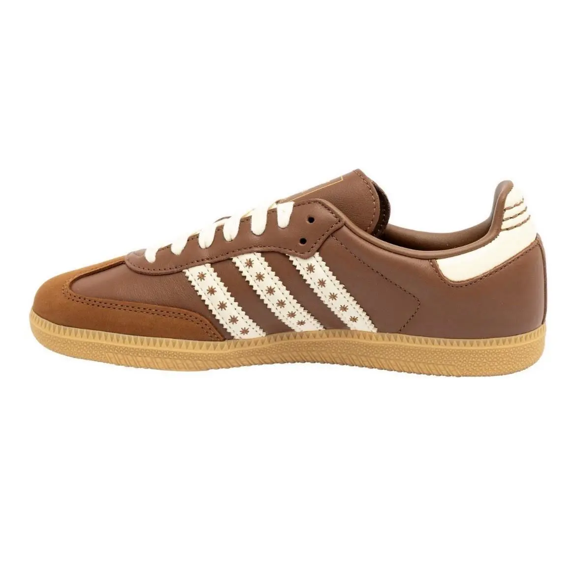 Adidas shoes - adidas Samba - Samba - JR8821 - White, Brown, Gum, Manufacturer: Cloud White/Preloved Brown/Cream White 1
