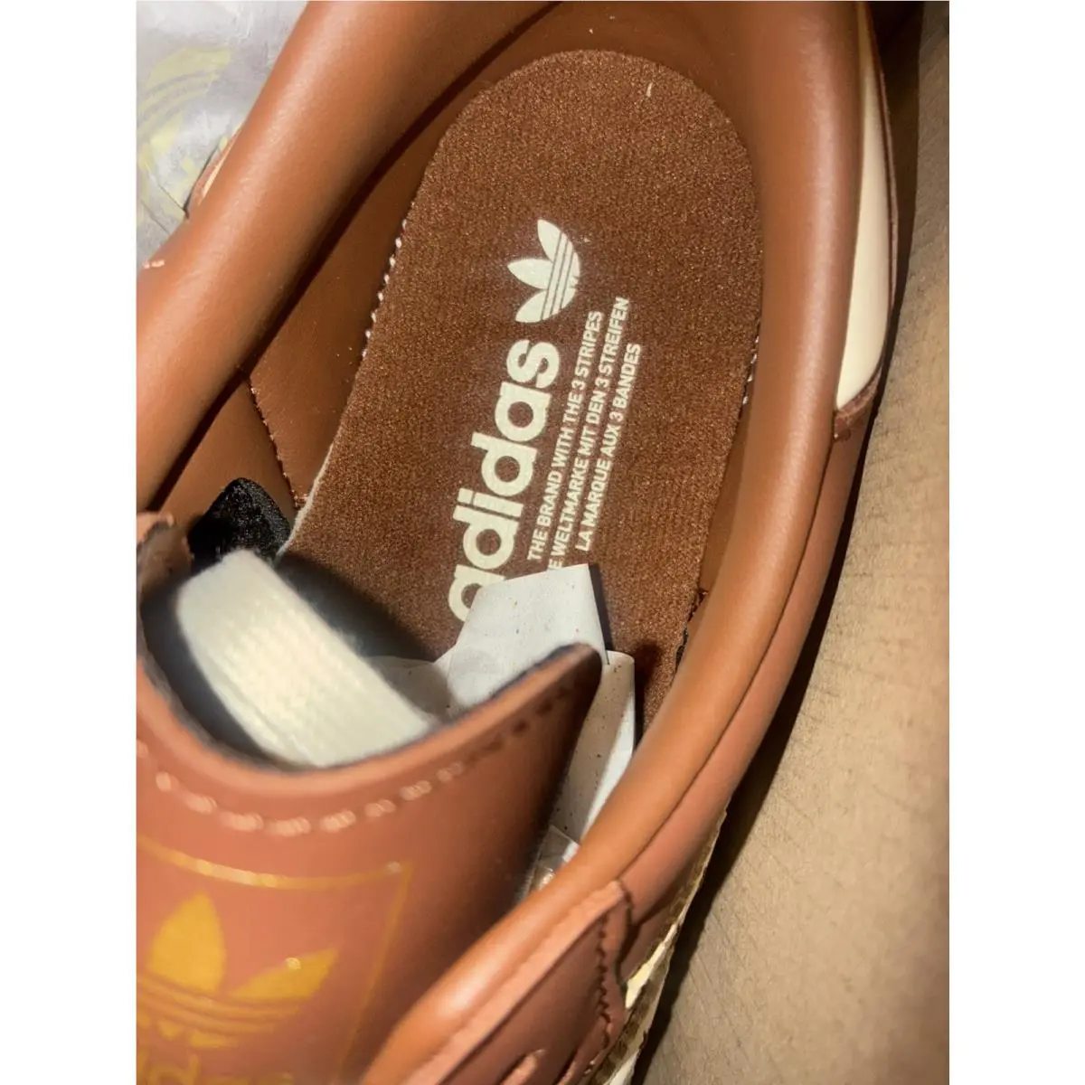 Adidas shoes - adidas Samba - Samba - JR8821 - White, Brown, Gum, Manufacturer: Cloud White/Preloved Brown/Cream White 8