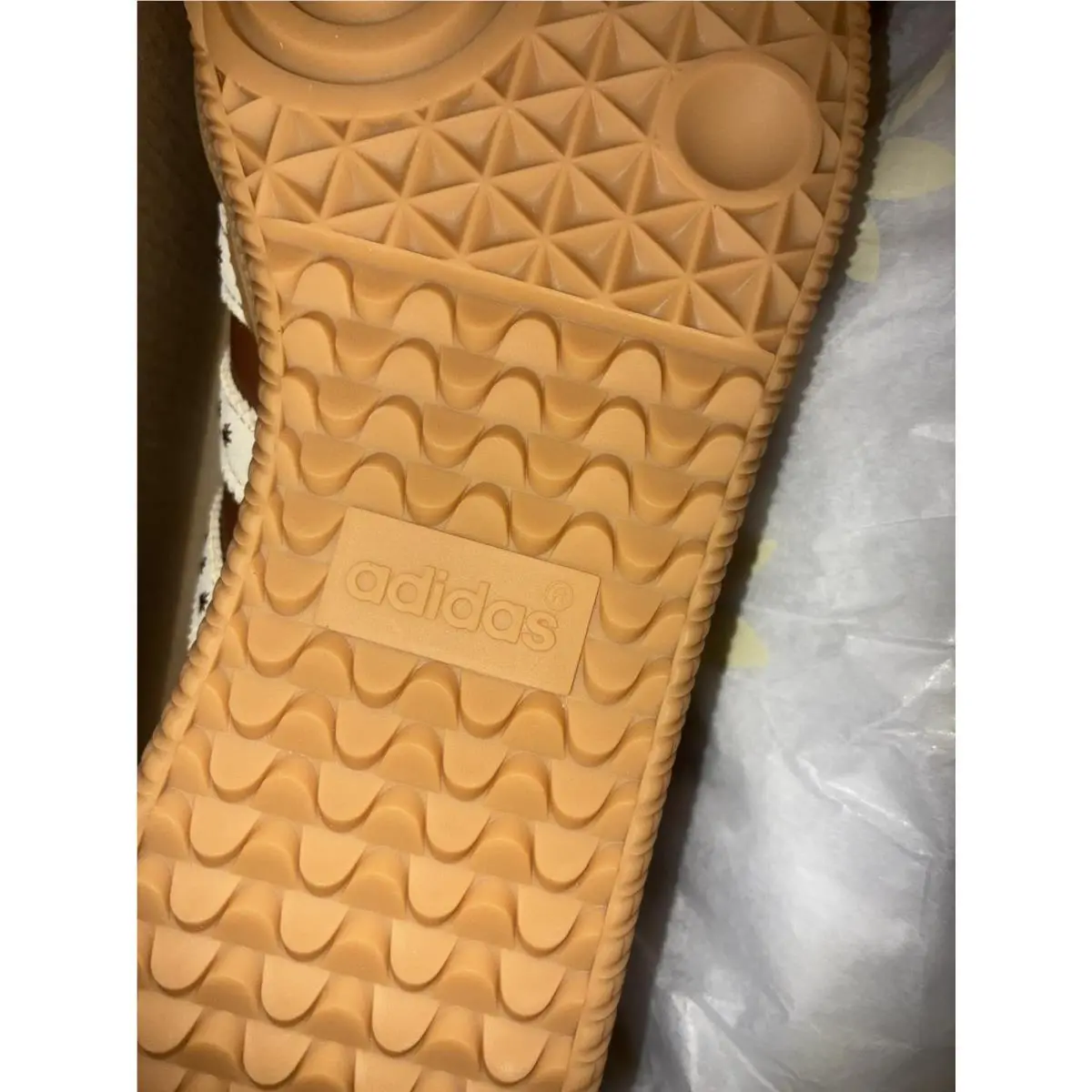 Adidas shoes - adidas Samba - Samba - JR8821 - White, Brown, Gum, Manufacturer: Cloud White/Preloved Brown/Cream White 9