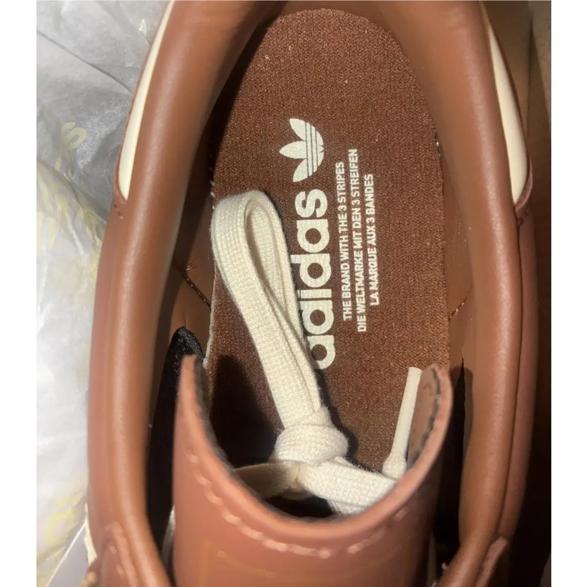 Adidas shoes - adidas Samba - Samba - JR8821 - White, Brown, Gum, Manufacturer: Cloud White/Preloved Brown/Cream White 8