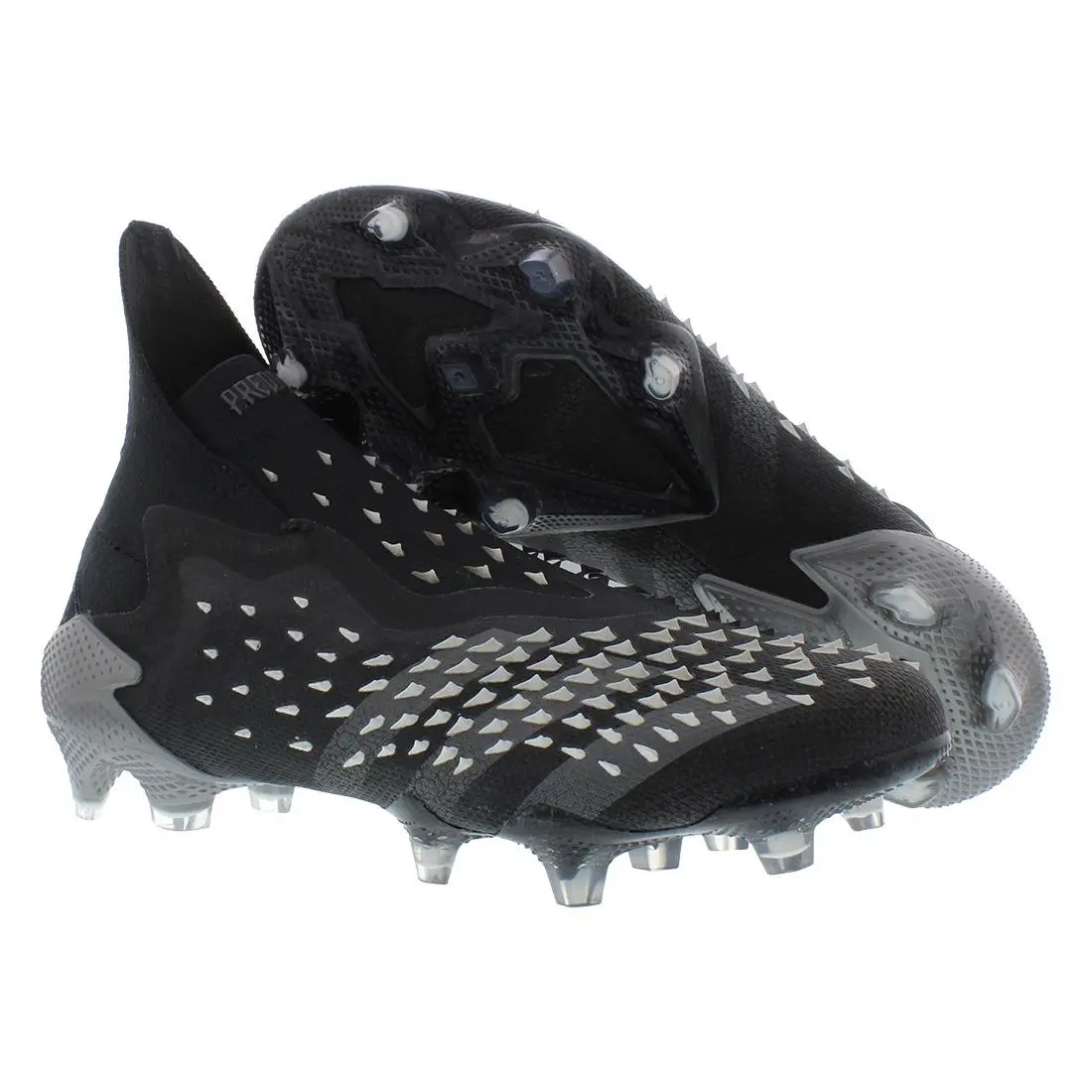 Adidas Predator Freak + Firm Ground Mens Shoes Size 4.5 Color: Core Black/grey