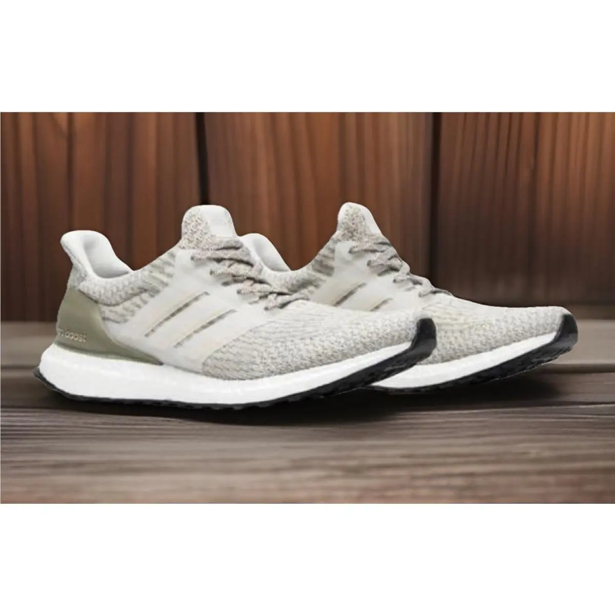 Adidas Ultra Boost Rare Pearl Olive Trace Cargo Shoes Mens 9.5