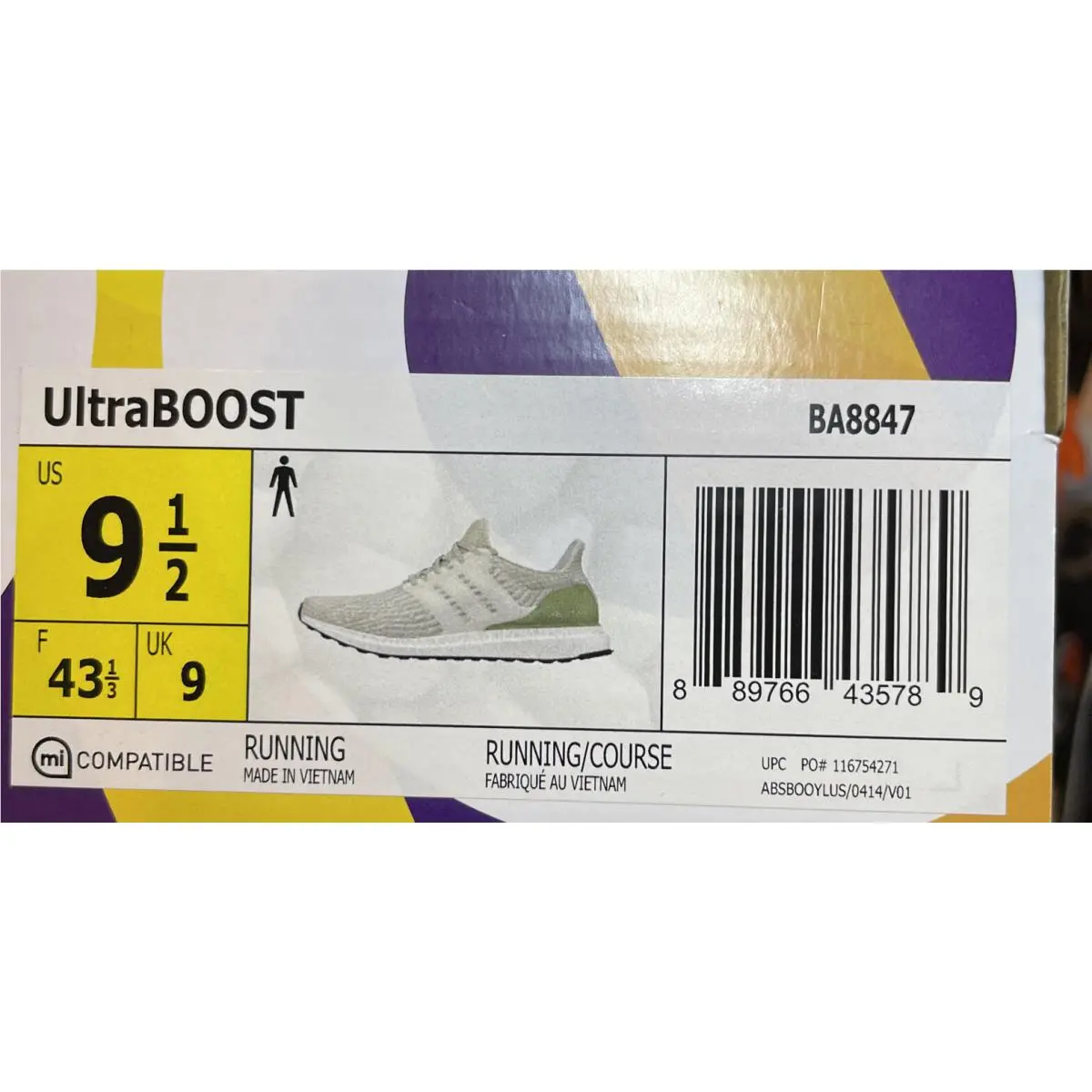 Adidas shoes - adidas Ultraboost - Ultraboost - BA8847 - Gray (UPC: 0889766435789) 9
