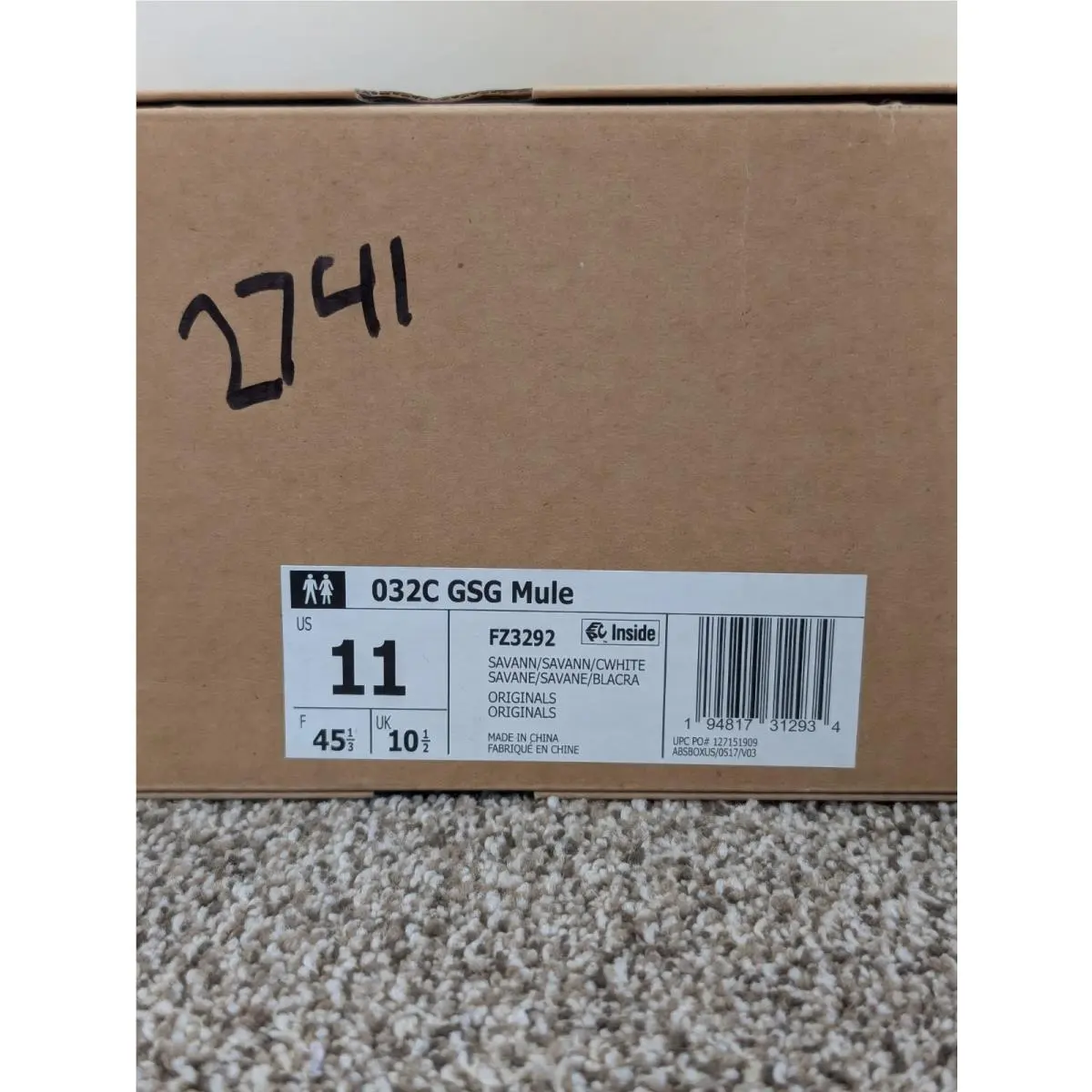 Adidas shoes - Adidas	032C GSG Mule Savann - GSG Mule Savann - Beige 7