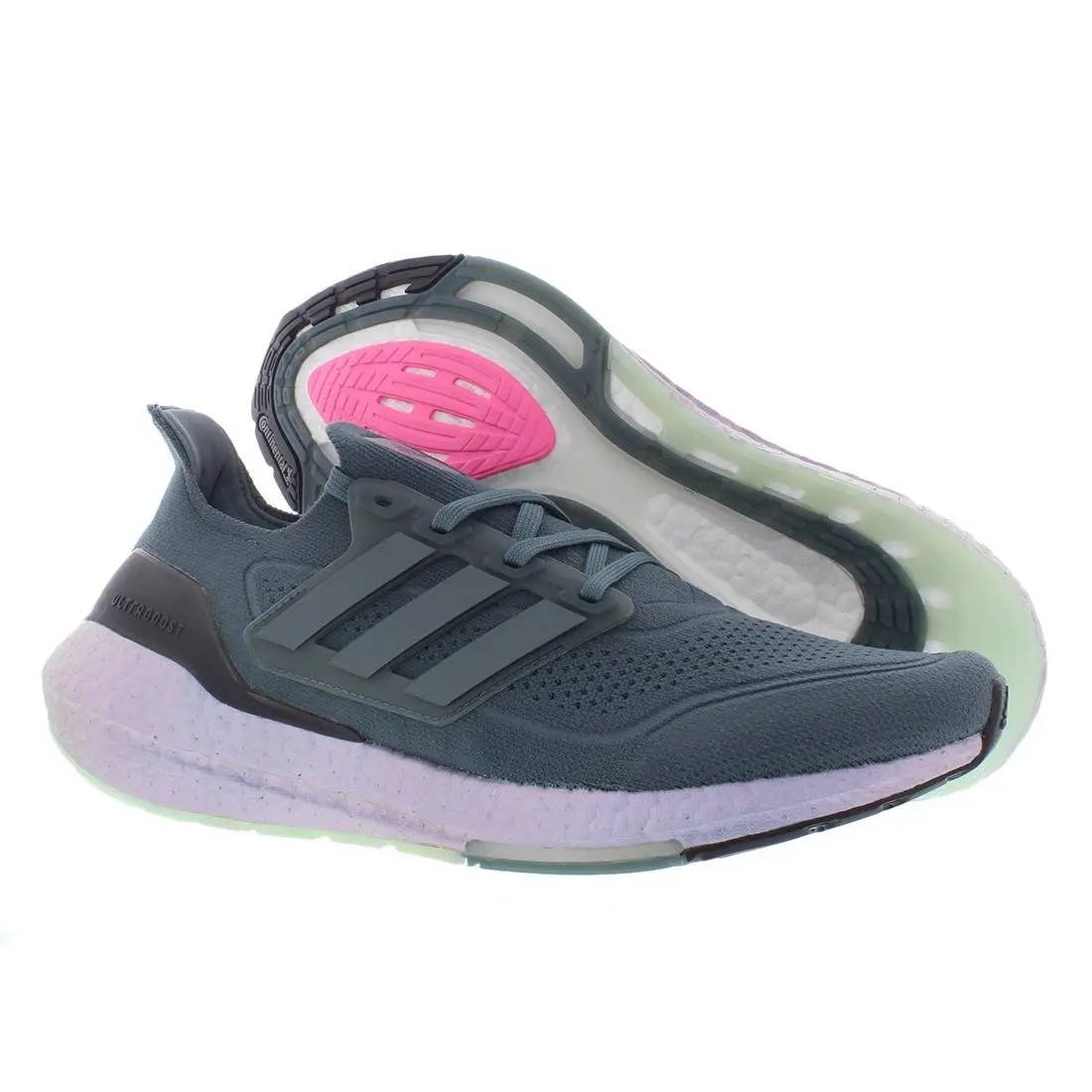 Adidas Ultraboost 21 Mens Shoes Size 12 Color: Blue Oxide/blue Oxide/hazy Green - Blue Oxide/Blue Oxide/Hazy Green, Main: Blue