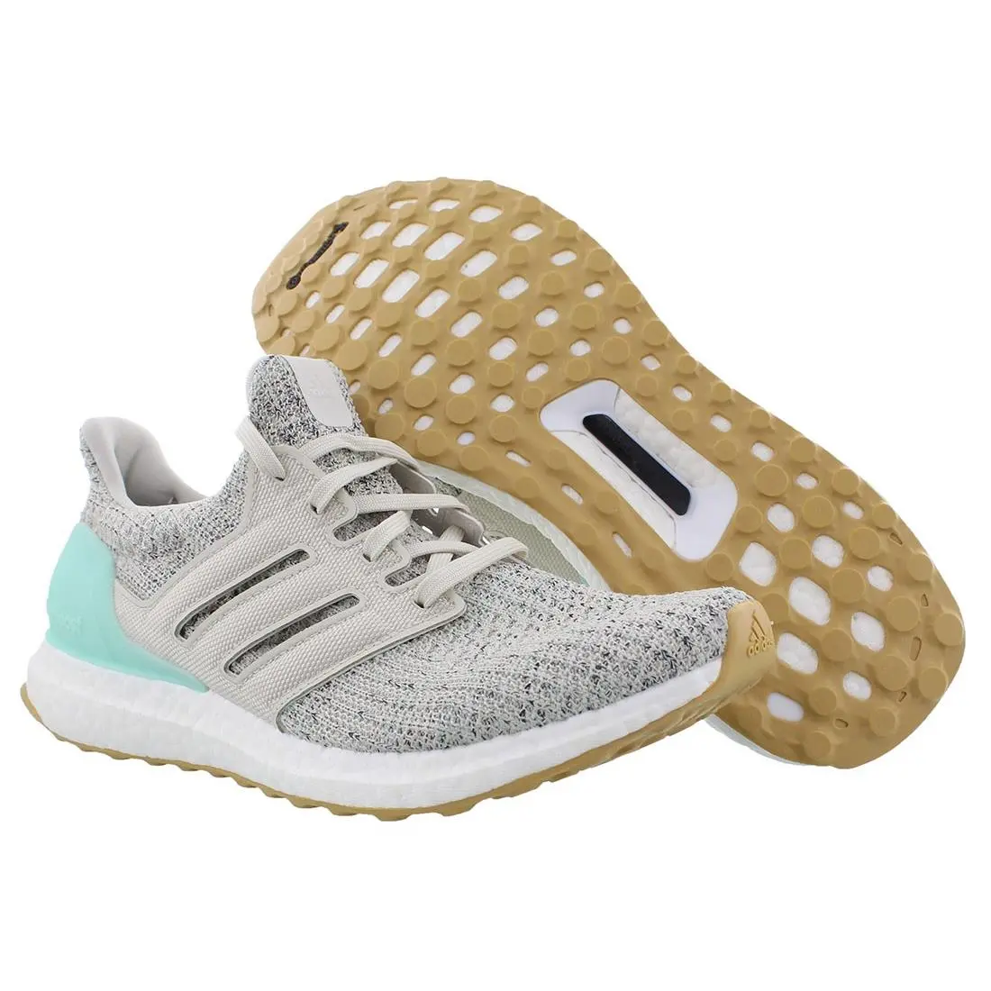 Adidas Ultraboost Womens Shoes Size 9.5 Color: Grey/white/teal