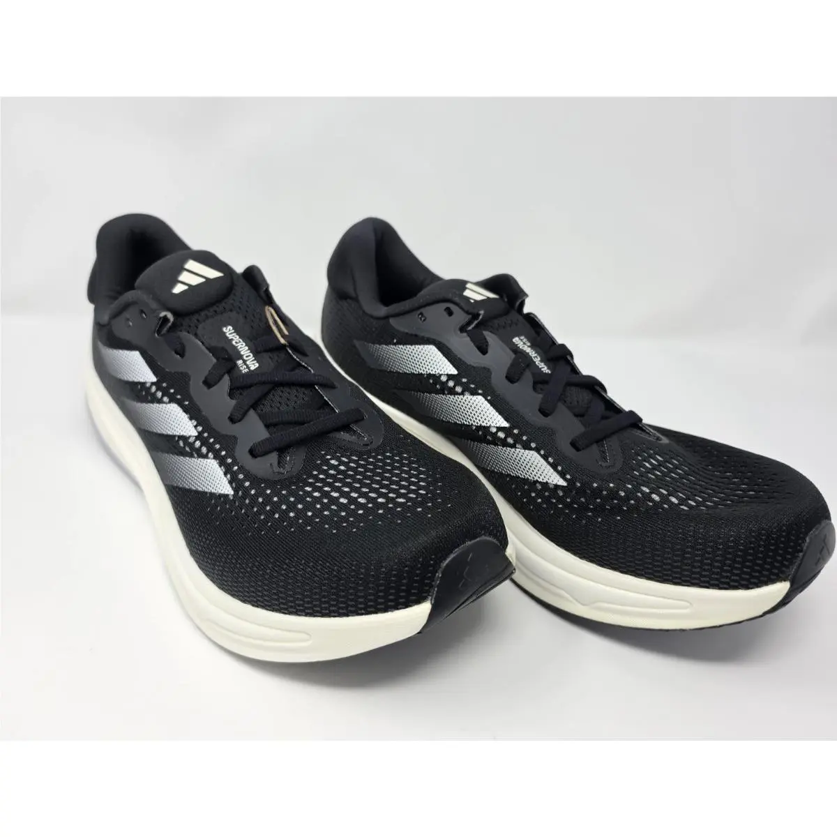 Supernova Rise Black/white/carbon Men`s 10 by Adidas