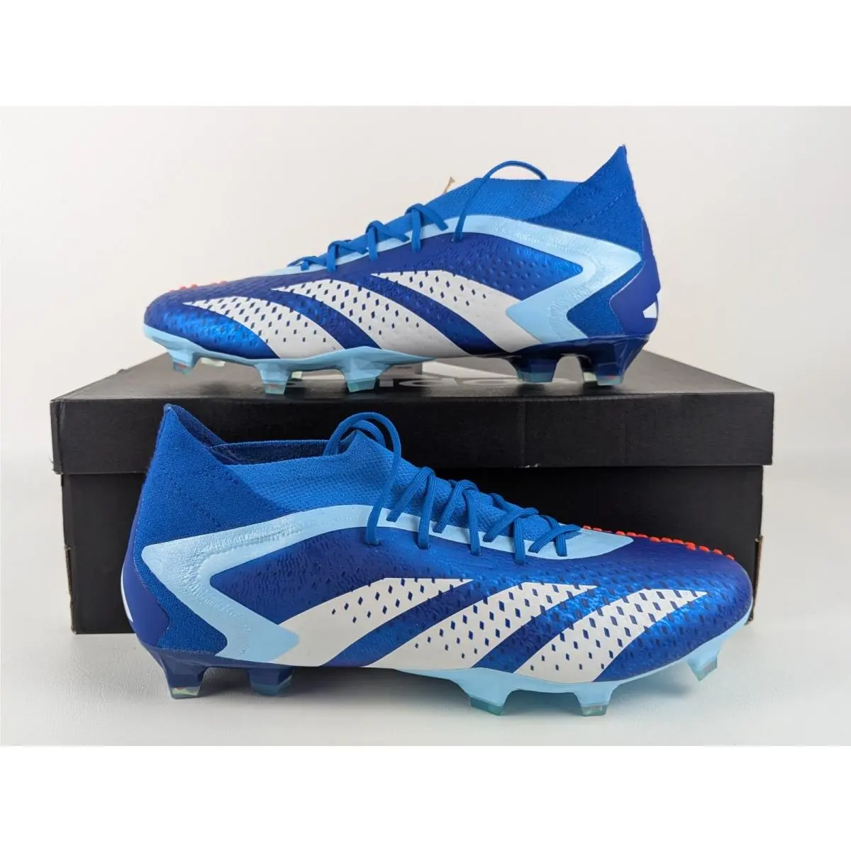 Adidas Predator Accuracy.1 FG Firm Ground Soccer Blue GZ0038 Mens Size 10
