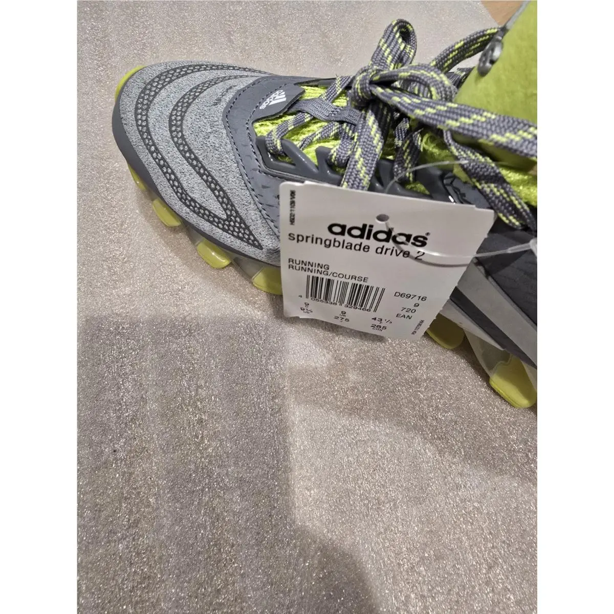 Adidas shoes - adidas springblade drive 2 m - D69716 - Gray 1