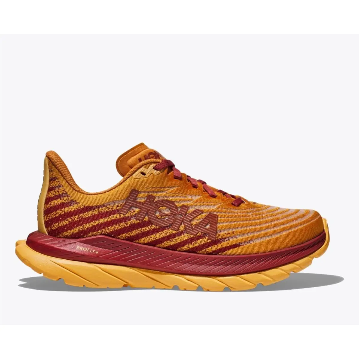 Hoka One One Mach 5 1127893-AHRT Sneakers Mens US 9D Orange Running Shoes NR8889