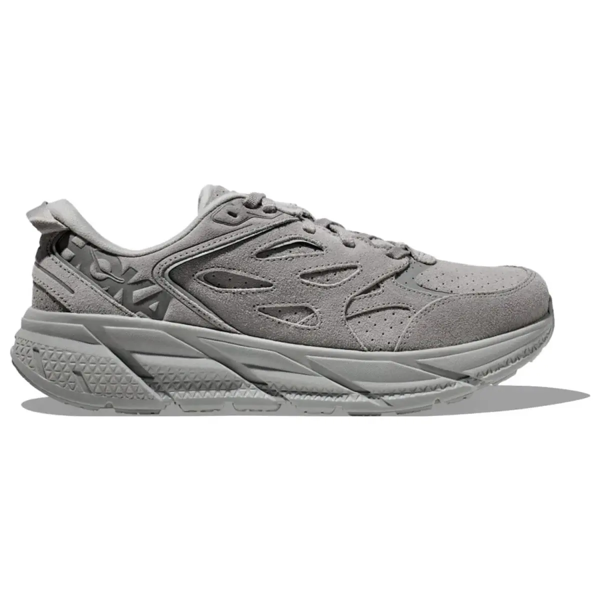 Hoka shoes - Hoka One One Clifton L Suede 1122571-LLTN - 1122571-LLTN - Gray 4