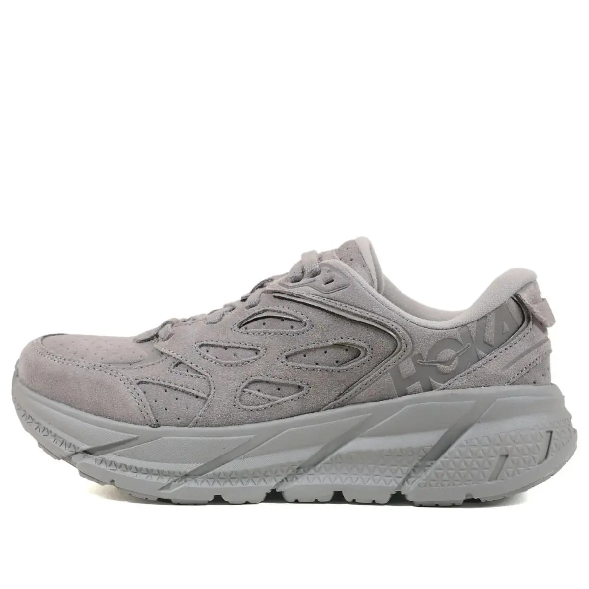 Hoka shoes - Hoka One One Clifton L Suede 1122571-LLTN - 1122571-LLTN - Gray 5