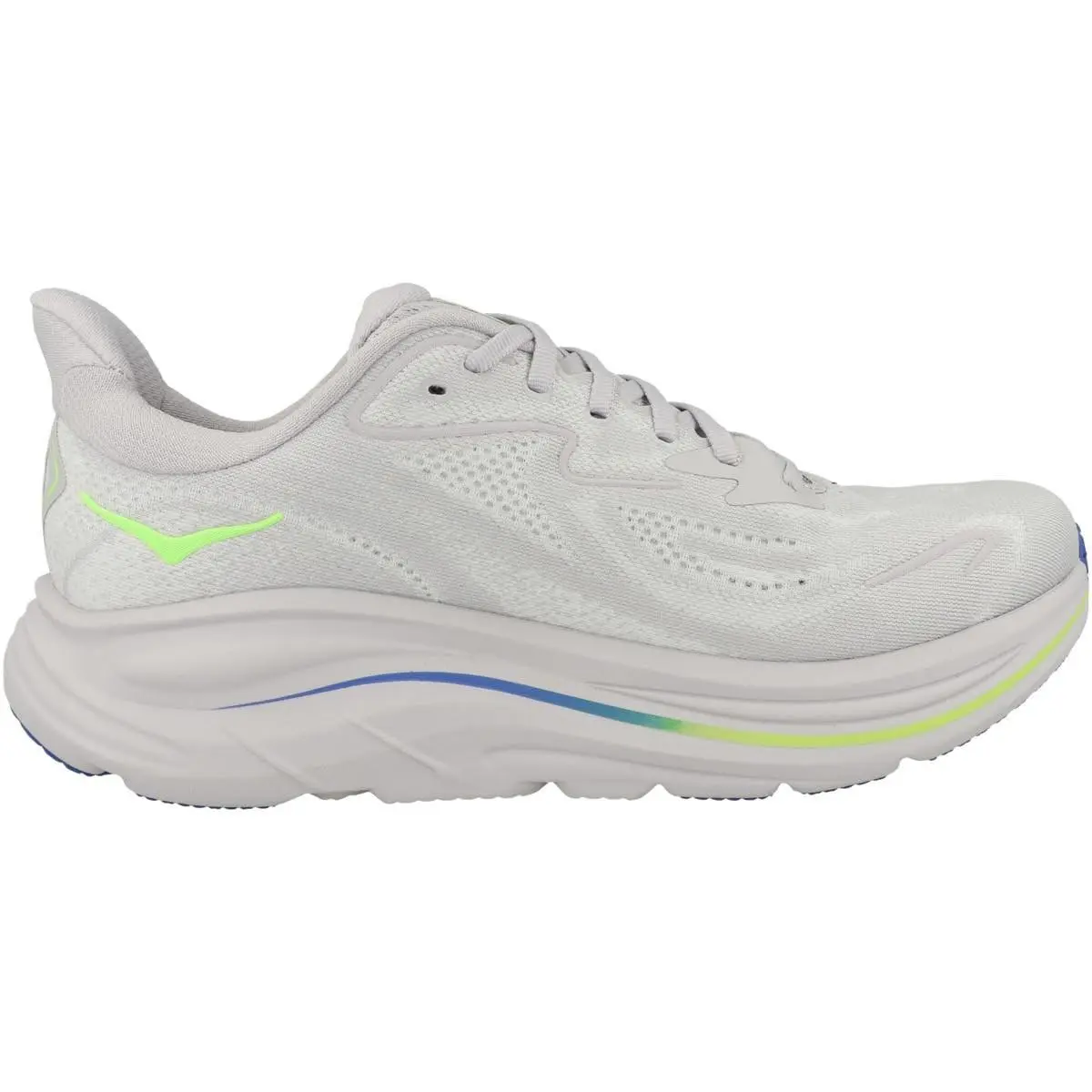 Hoka shoes - Ash Grey / Neon Green 1