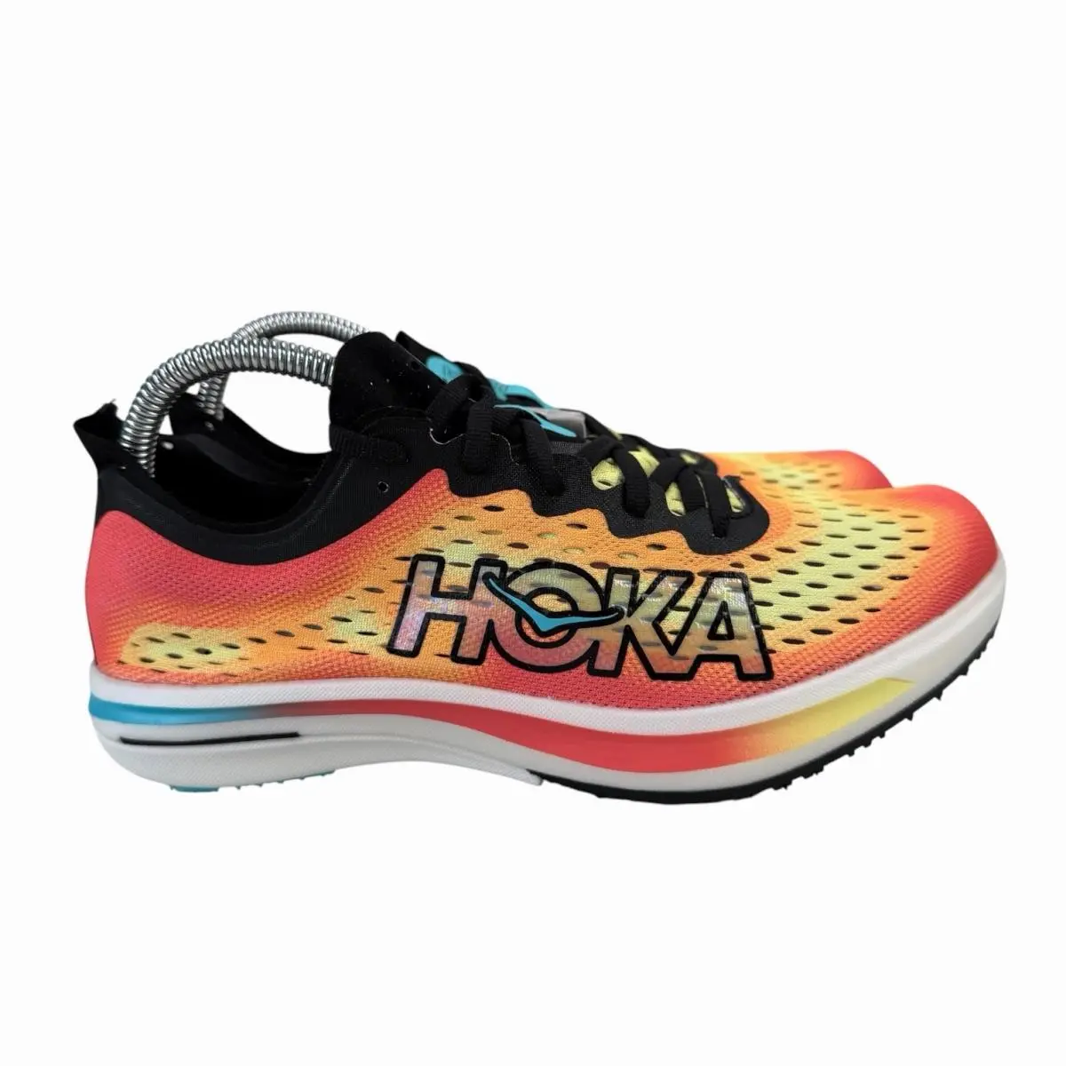 Hoka Cielo Fly YX Black Yuzu Track Field Spike Unisex Shoes