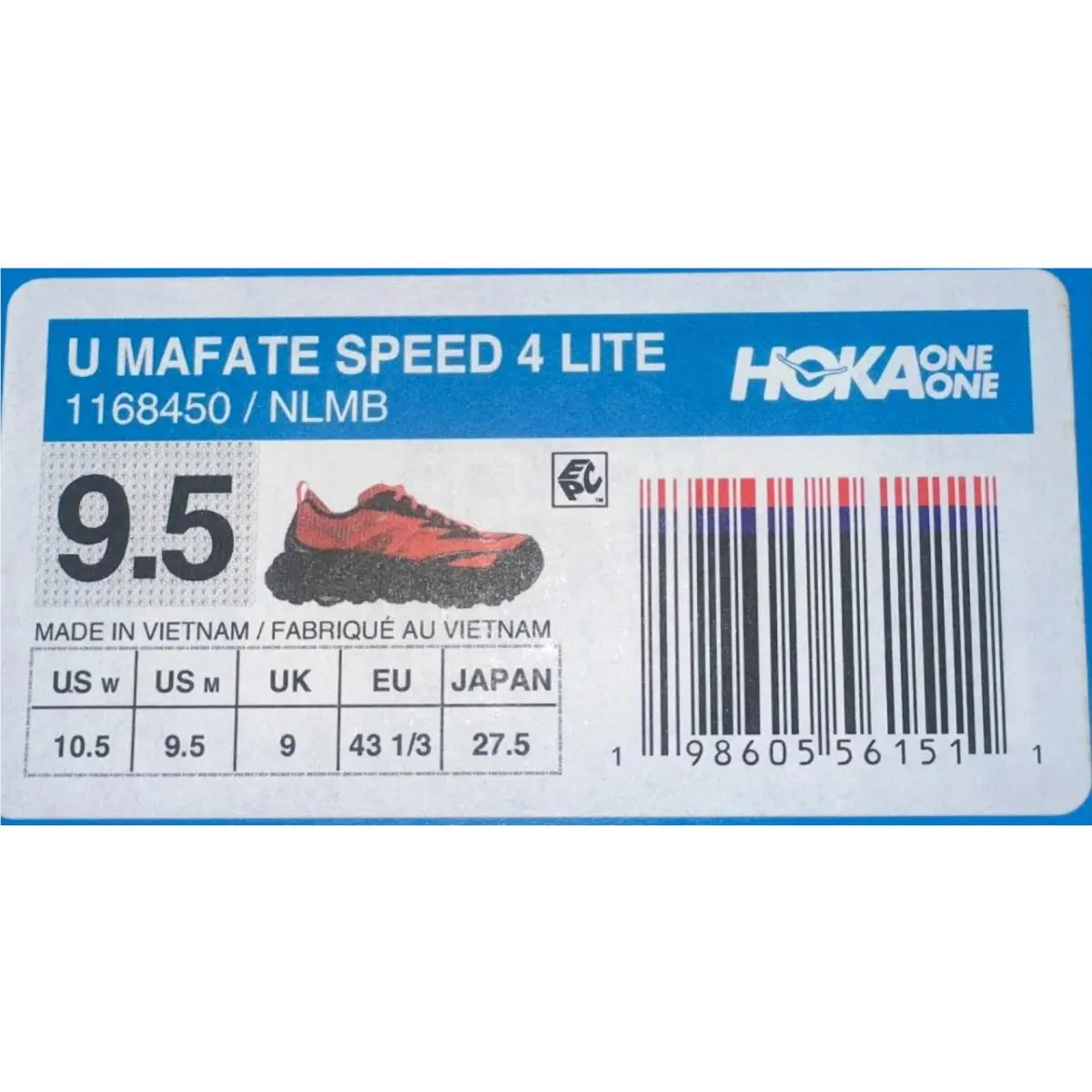 Hoka shoes - Hoka One One Mafate Speed 4 Lite - 1168450 - Red 6
