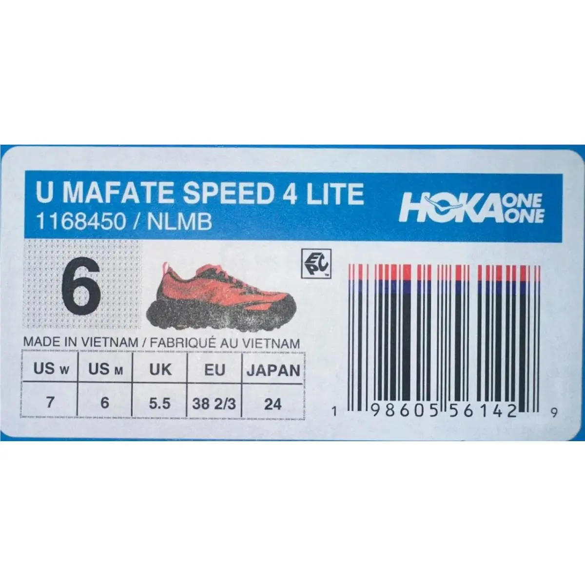 Hoka shoes - Hoka One One Mafate Speed 4 Lite - 1168450 - Red 0