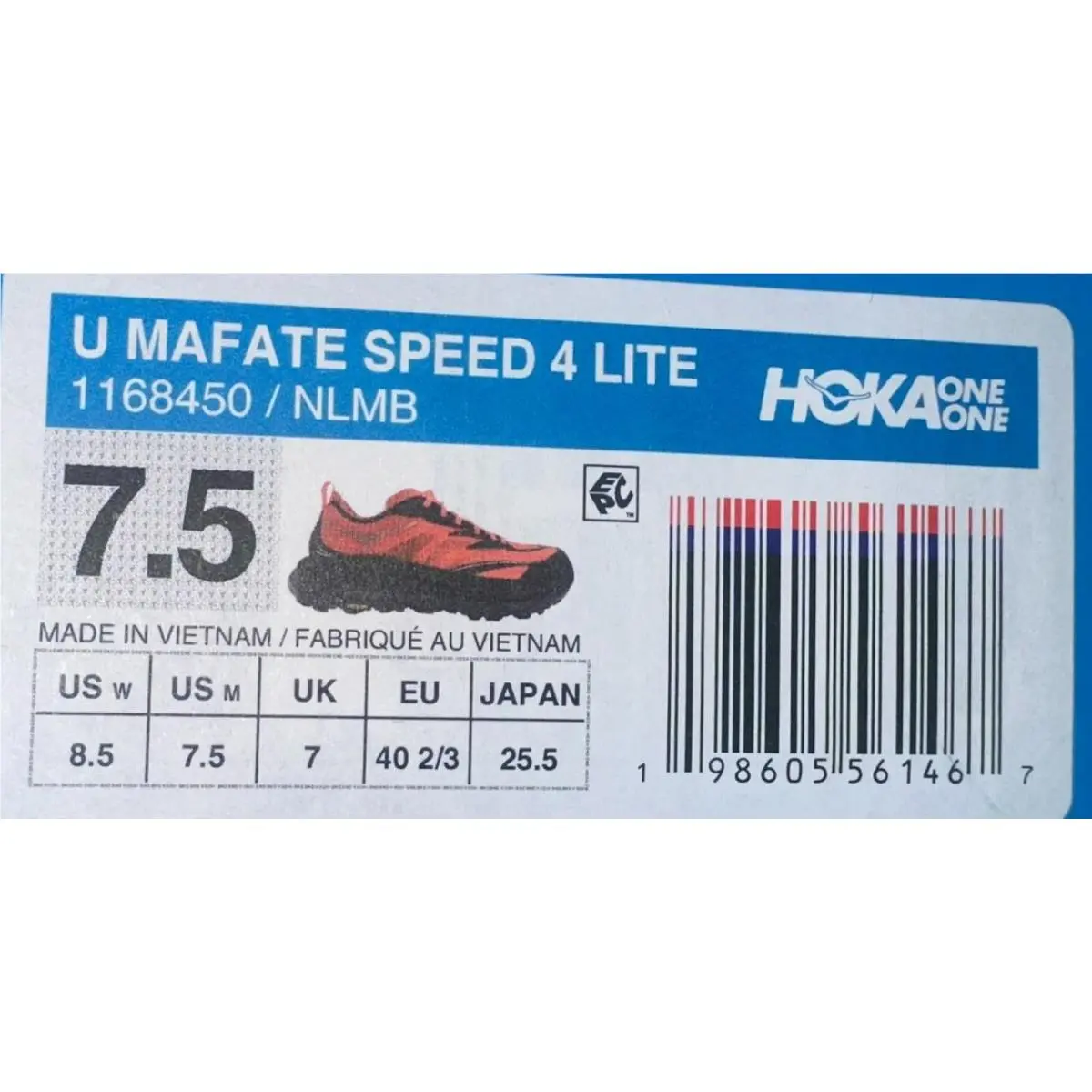 Hoka shoes - Hoka One One Mafate Speed 4 Lite - 1168450 - Red 2