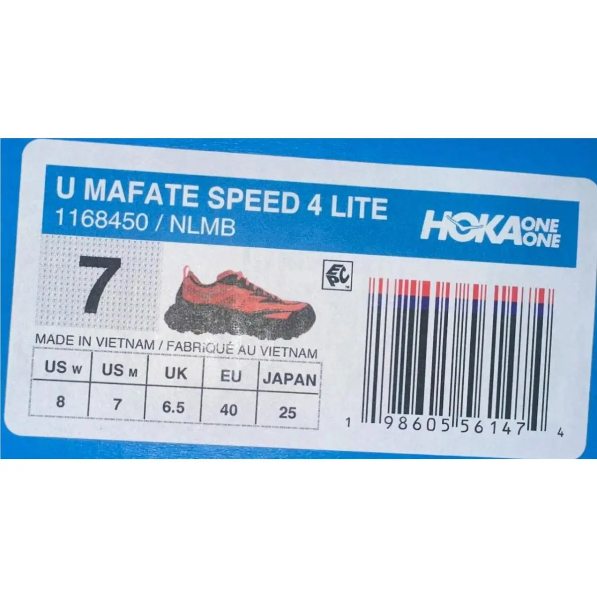 Hoka shoes - Hoka One One Mafate Speed 4 Lite - 1168450 - Red 1
