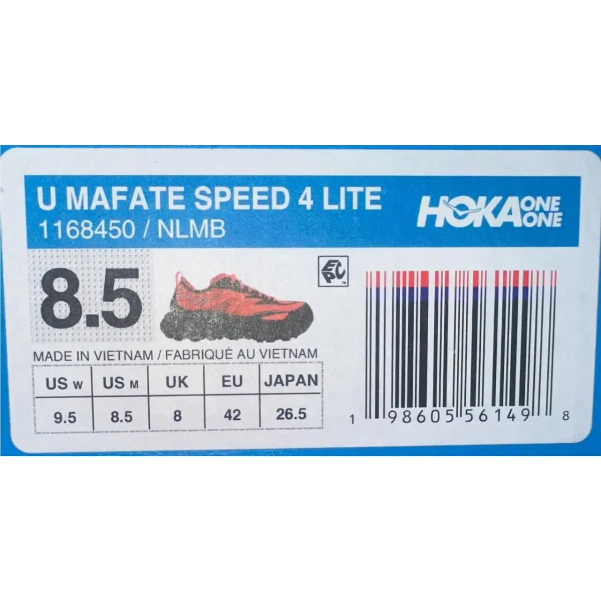 Hoka shoes - Hoka One One Mafate Speed 4 Lite - 1168450 - Red 4