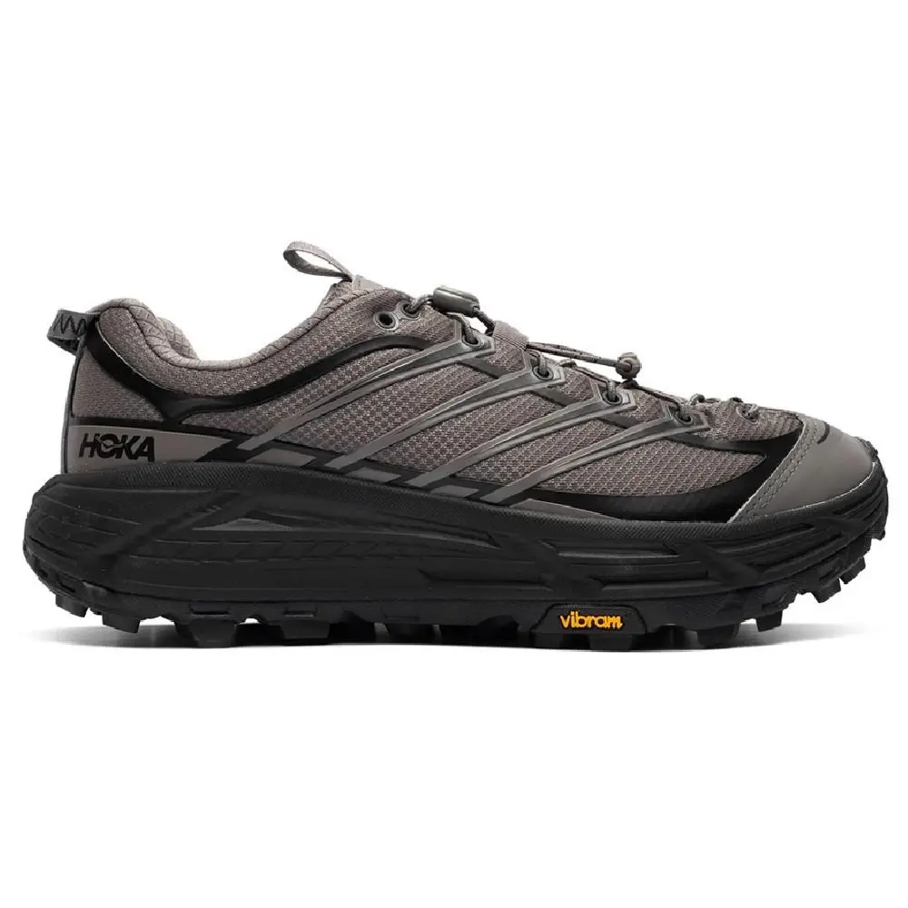 Men`s Hoka Mafate Three2 Gravel/carbon Black 1141572-GCRB - Gravel/Carbon Black